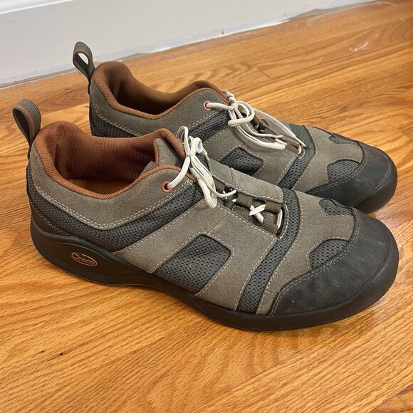 Chaco Other - Chaco Size 11.5 Hiking Vade Bulloo Shoes Men Suede Green Ridgeline Vibram Sole